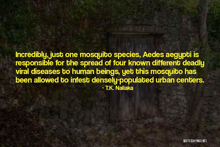 Best Mosquito Quotes By T.K. Naliaka