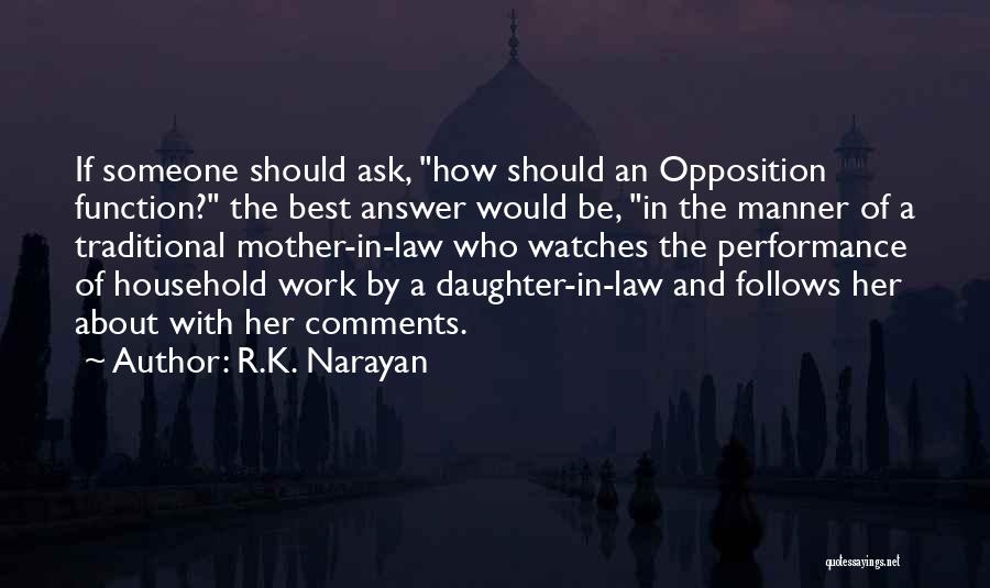 Best Mother Law Quotes By R.K. Narayan
