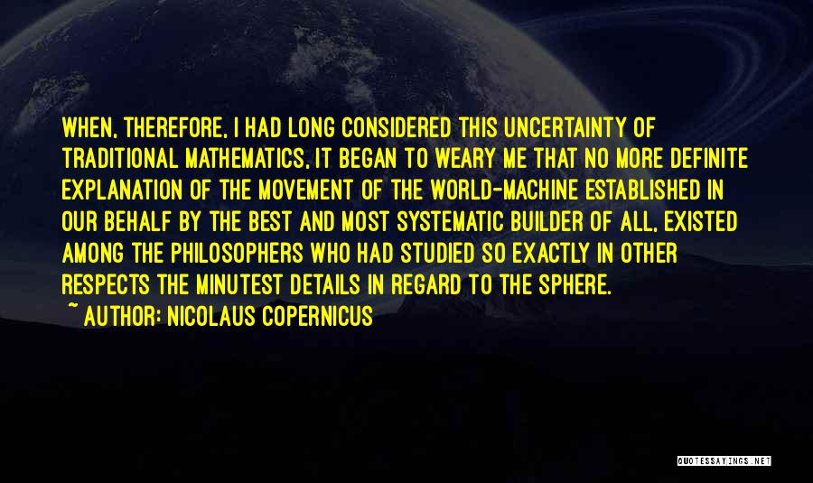 Best Movement Quotes By Nicolaus Copernicus