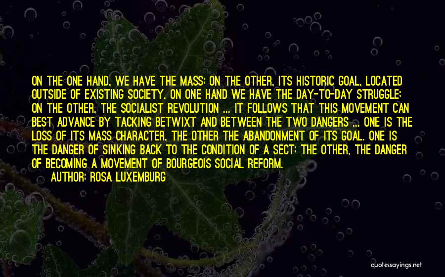 Best Movement Quotes By Rosa Luxemburg