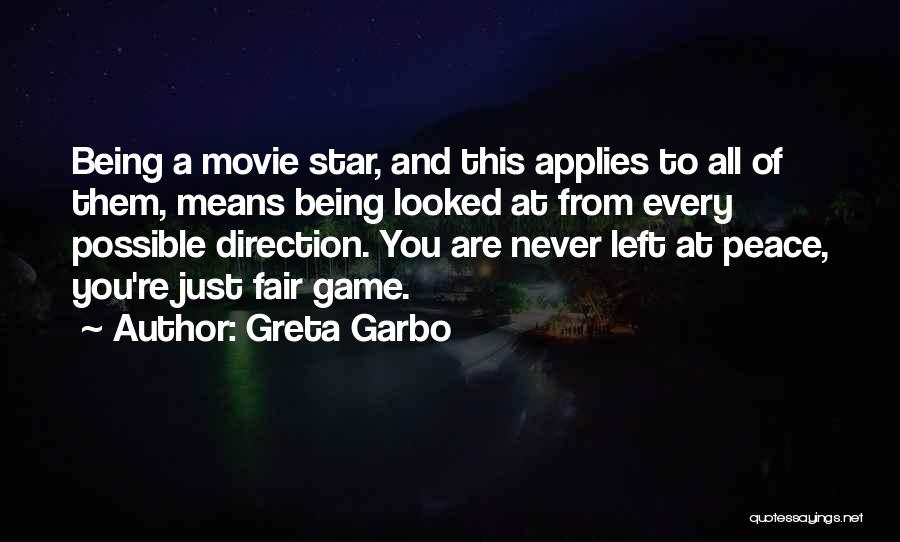 Best Movie Star Quotes By Greta Garbo