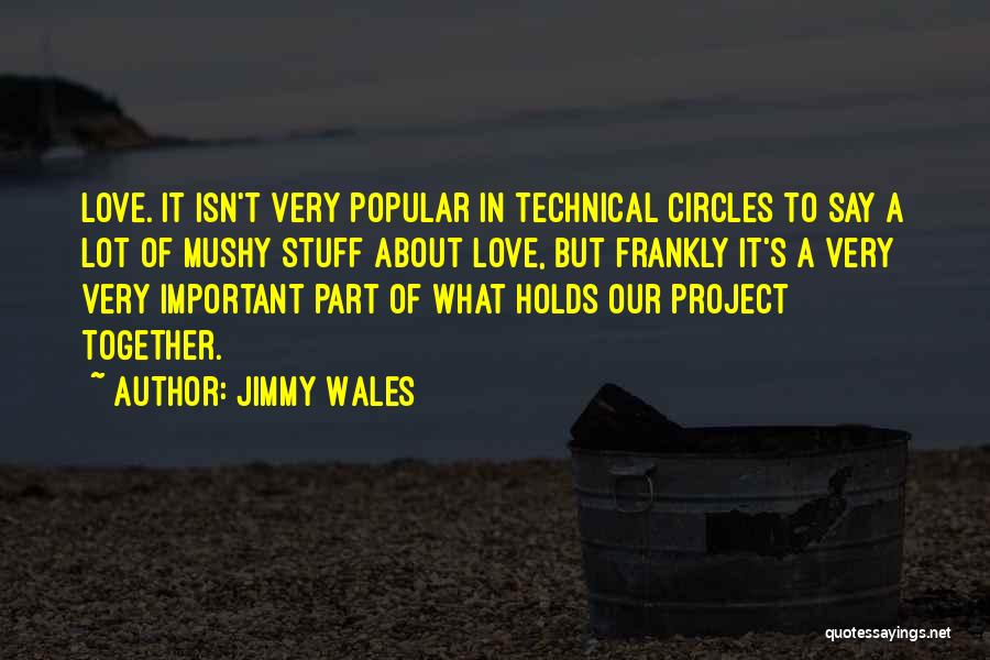 Best Mushy Love Quotes By Jimmy Wales