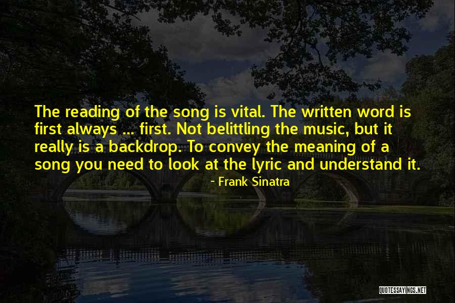 Best Music Lyric Quotes By Frank Sinatra Best Music Lyric Quotes By Frank Sinatra