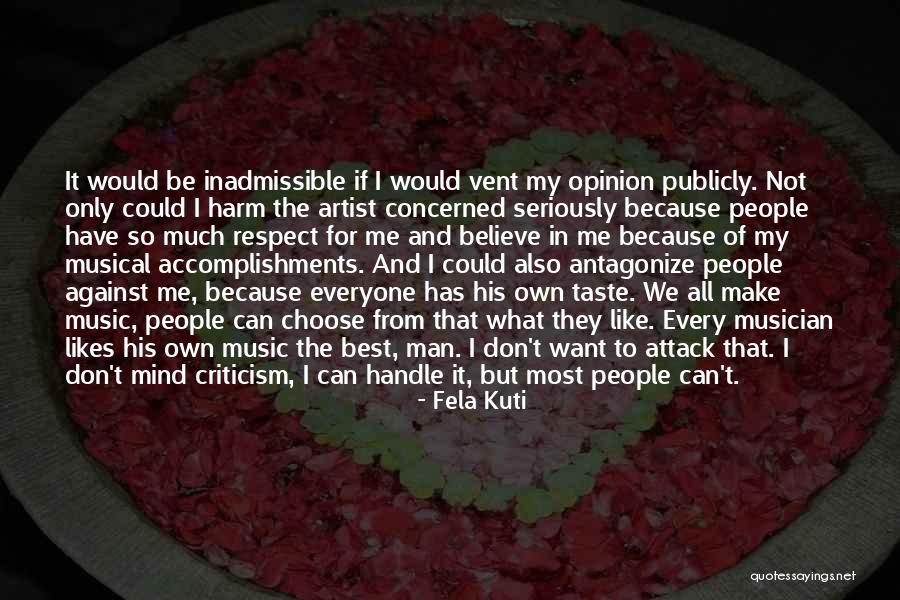 Best Musician Quotes By Fela Kuti Best Musician Quotes By Fela Kuti