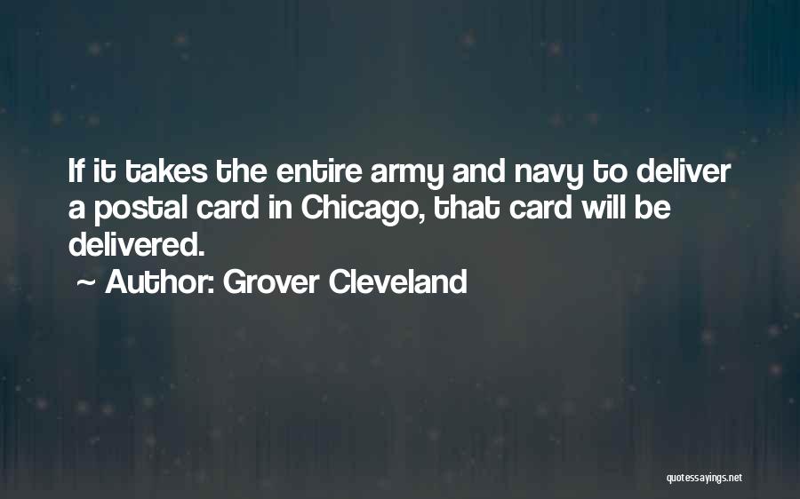 Best Navy Quotes By Grover Cleveland