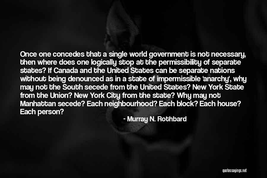 Best Neighbourhood Quotes By Murray N. Rothbard