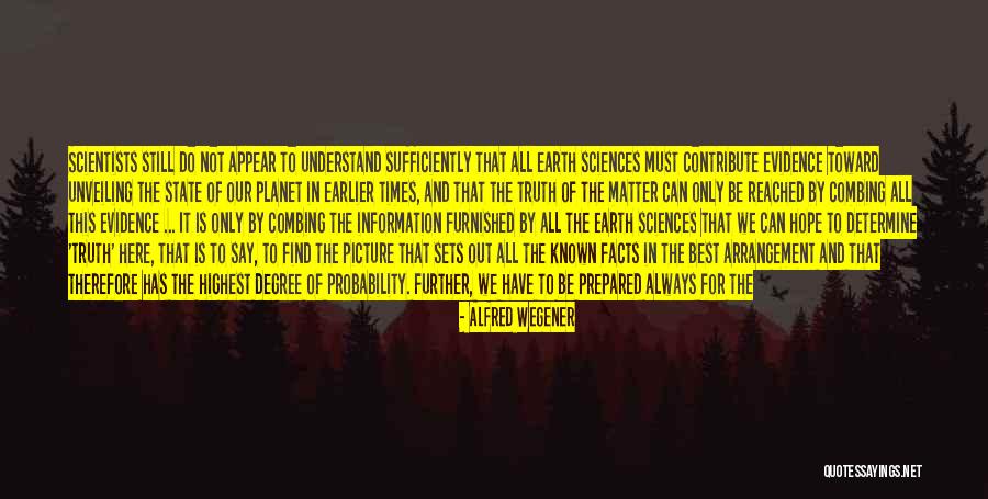 Best New Quotes By Alfred Wegener