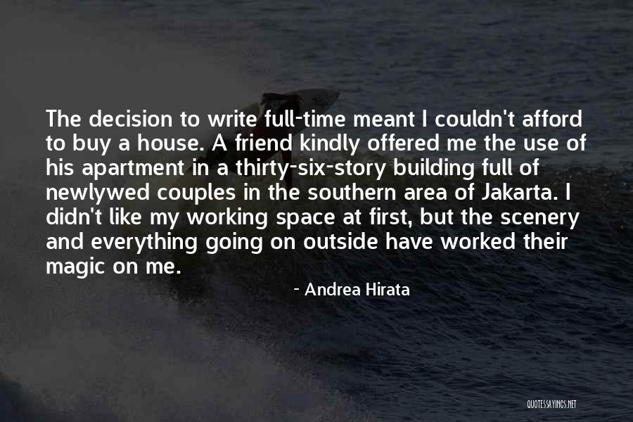 Best Newlywed Quotes By Andrea Hirata