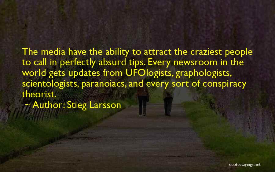 Best Newsroom Quotes By Stieg Larsson