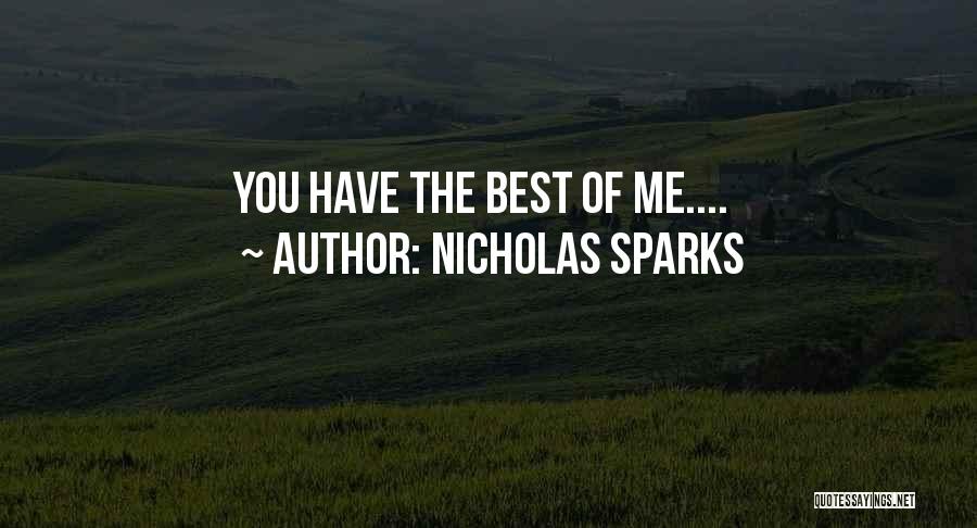 Best Nicholas Sparks Quotes By Nicholas Sparks