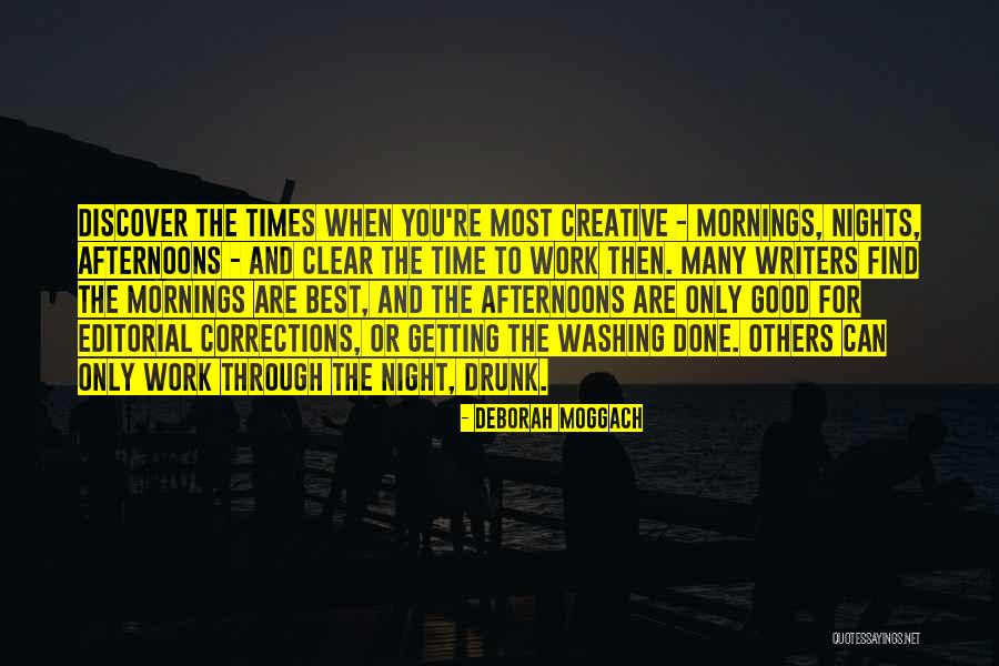 Best Night Time Quotes By Deborah Moggach