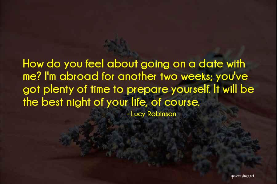 Best Night Time Quotes By Lucy Robinson