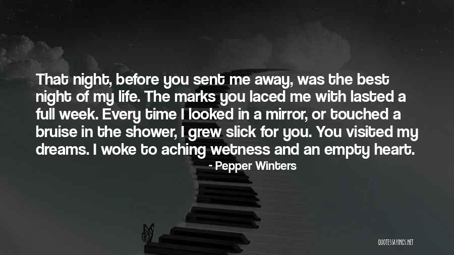 Best Night Time Quotes By Pepper Winters