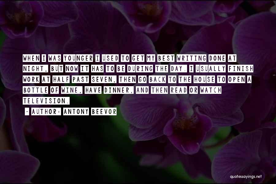 Best Night Work Quotes By Antony Beevor