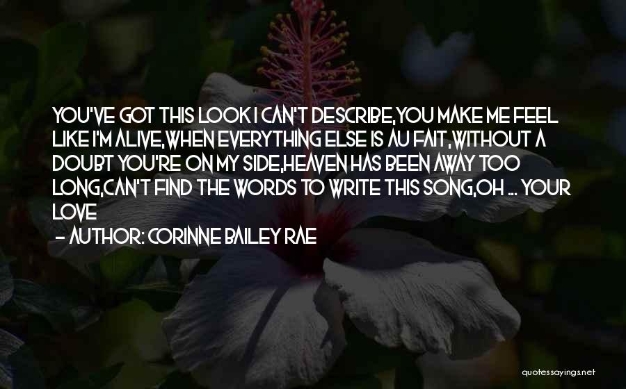 Best No Doubt Song Quotes By Corinne Bailey Rae