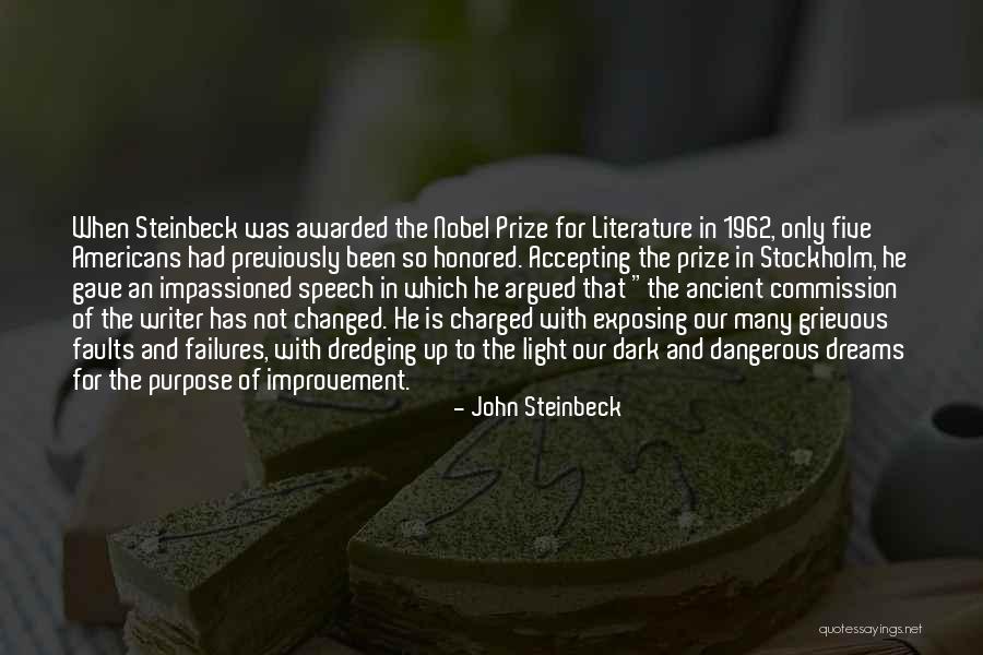 Best Nobel Quotes By John Steinbeck