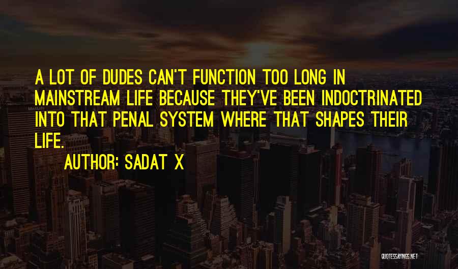 Best Non Mainstream Quotes By Sadat X