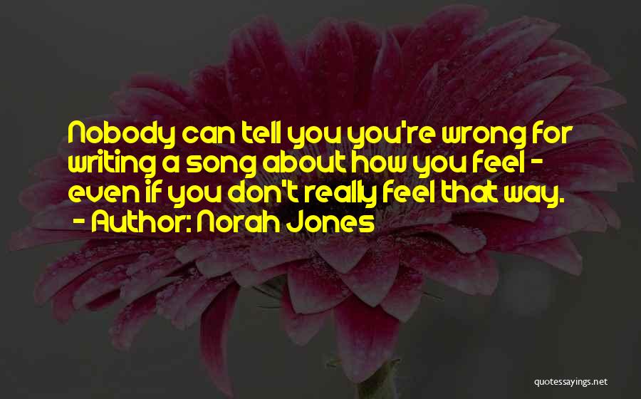 Best Norah Jones Song Quotes By Norah Jones