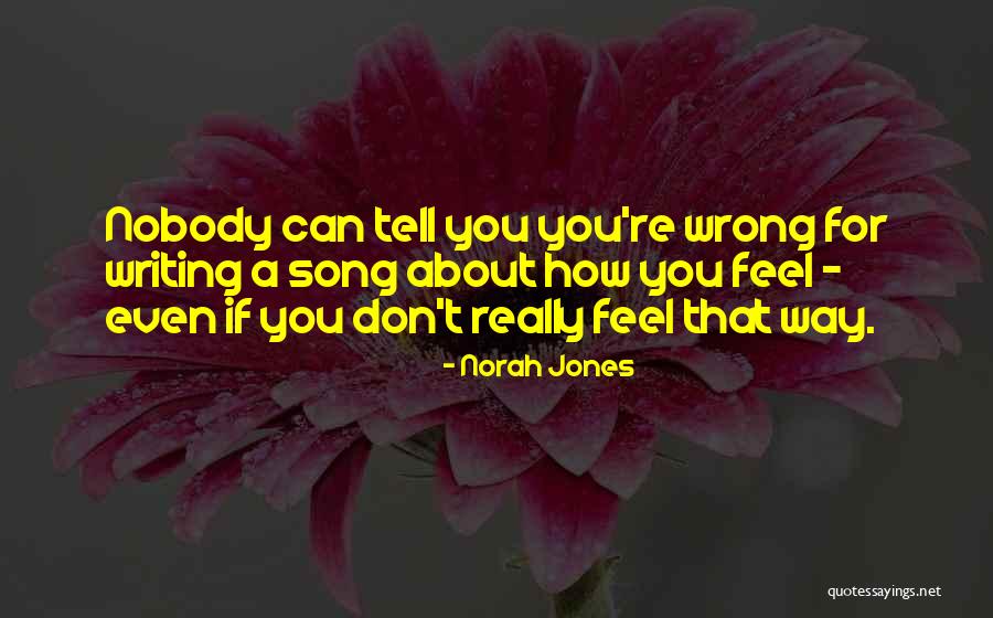 Best Norah Jones Song Quotes By Norah Jones