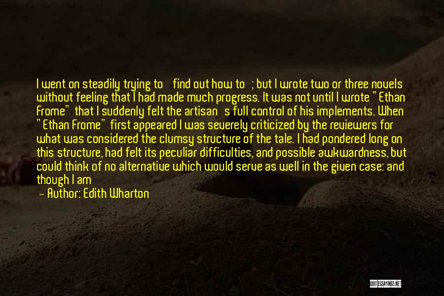 Best Novel Quotes By Edith Wharton