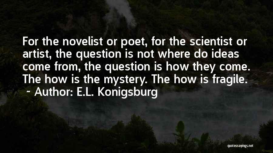 Best Novelist Quotes By E.L. Konigsburg