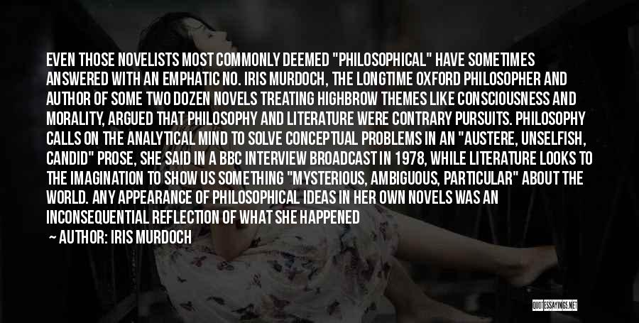 Best Novelist Quotes By Iris Murdoch