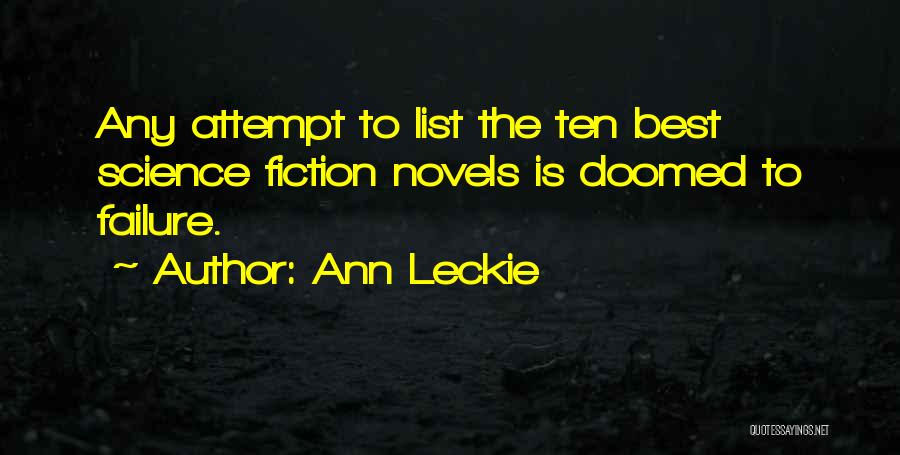 Best Novels Quotes By Ann Leckie