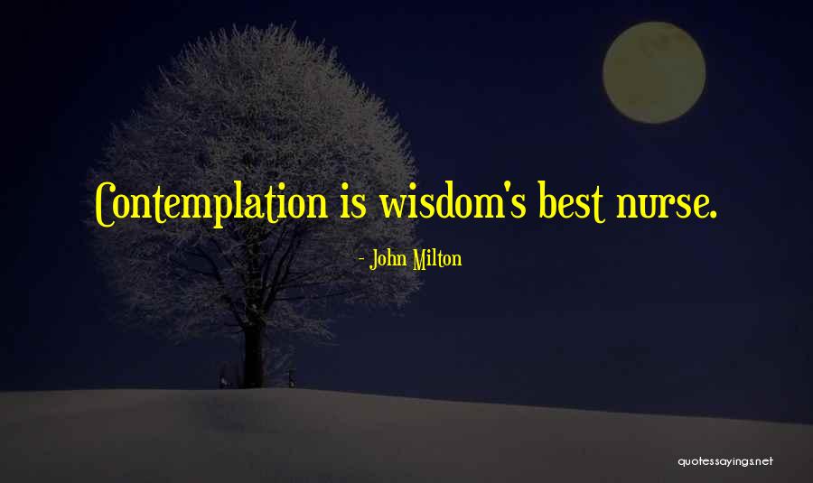 Best Nurse Quotes By John Milton