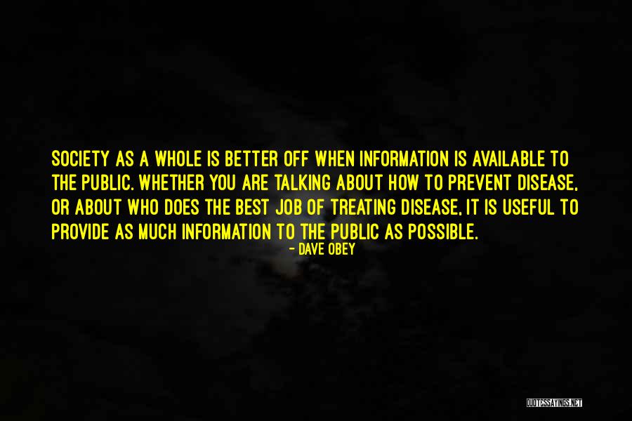 Best Obey Quotes By Dave Obey