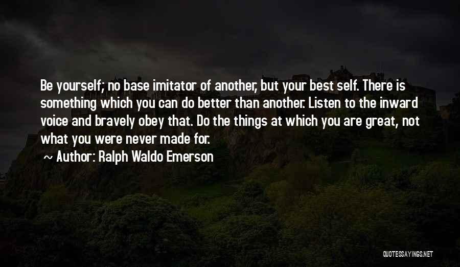 Best Obey Quotes By Ralph Waldo Emerson