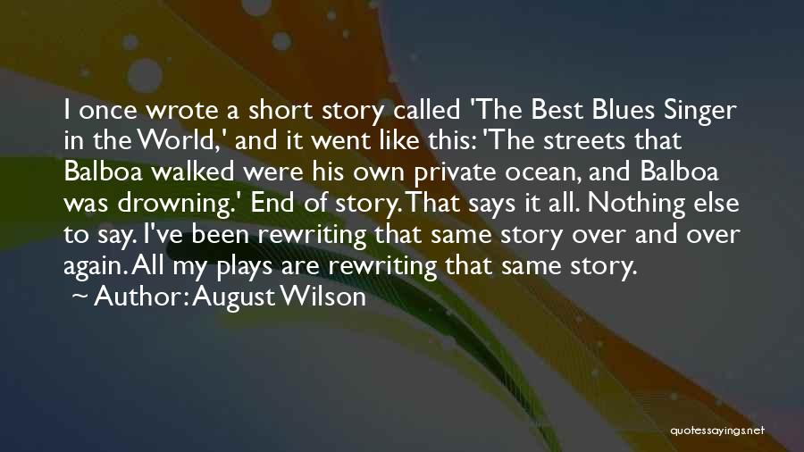 Best Ocean Quotes By August Wilson