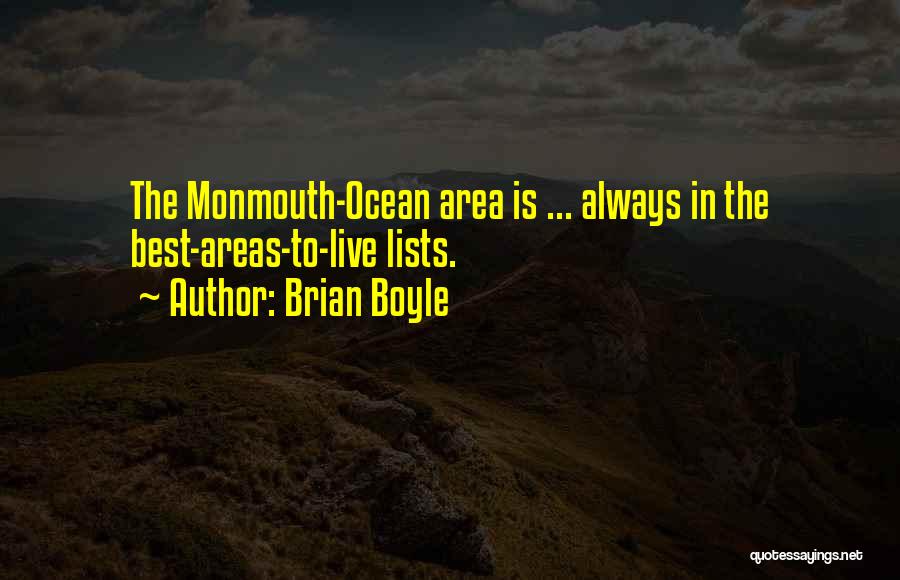 Best Ocean Quotes By Brian Boyle