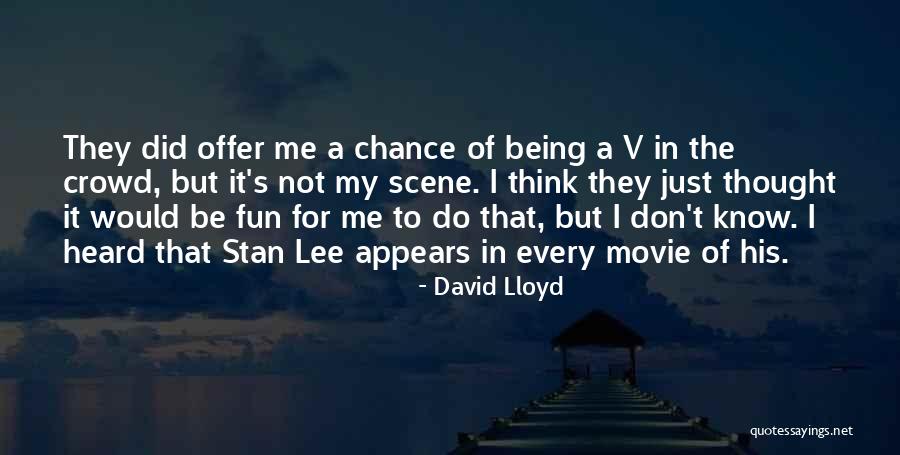 Best Offer Movie Quotes By David Lloyd