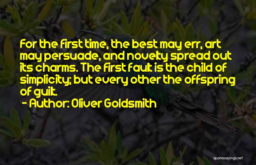 Best Offspring Quotes By Oliver Goldsmith