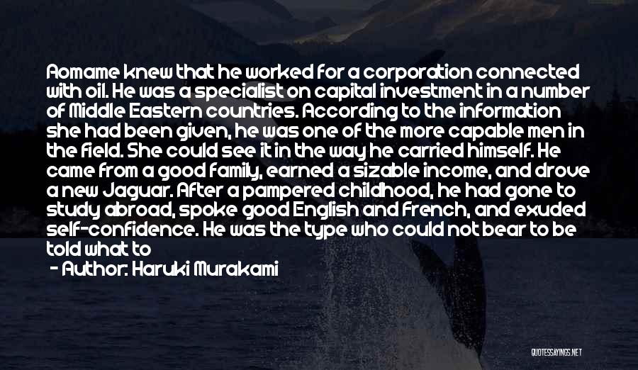 Best Oil Field Quotes By Haruki Murakami