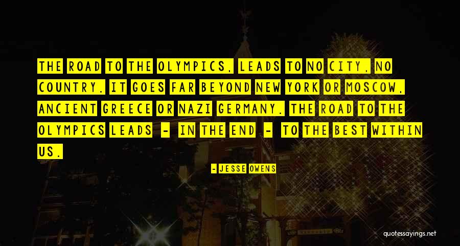 Best Olympics Quotes By Jesse Owens