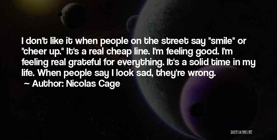 Best One Line Thank You Quotes By Nicolas Cage