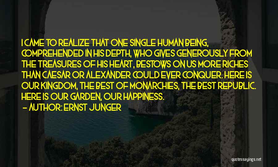Best One Republic Quotes By Ernst Junger