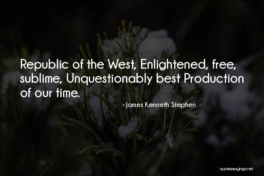 Best One Republic Quotes By James Kenneth Stephen