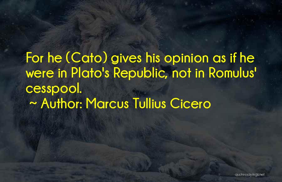 Best One Republic Quotes By Marcus Tullius Cicero