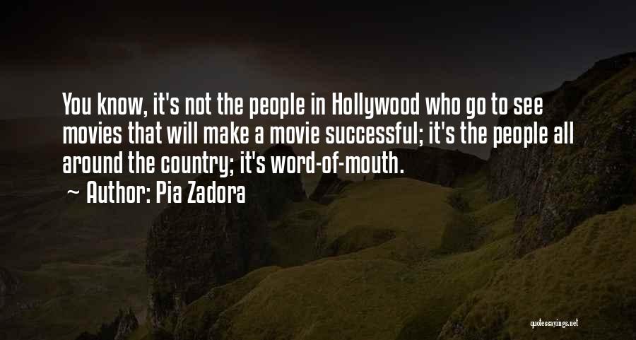 Best One Word Movie Quotes By Pia Zadora