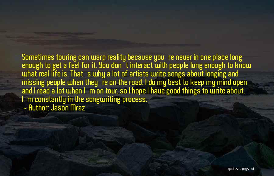 Best Open Mind Quotes By Jason Mraz