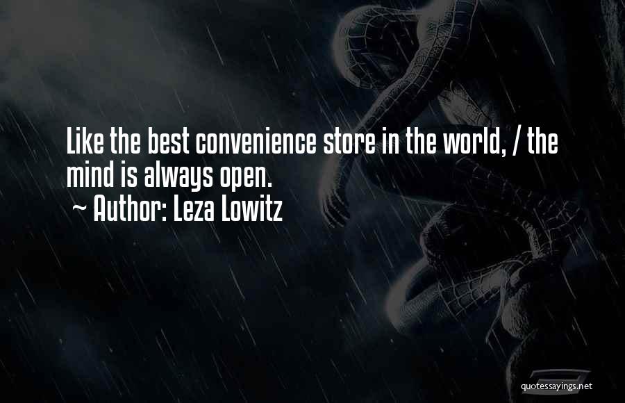 Best Open Mind Quotes By Leza Lowitz