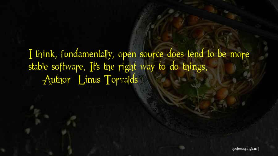 Best Open Source Quotes By Linus Torvalds