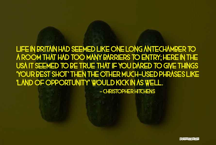 Best Opportunity Quotes By Christopher Hitchens Best Opportunity Quotes By Christopher Hitchens