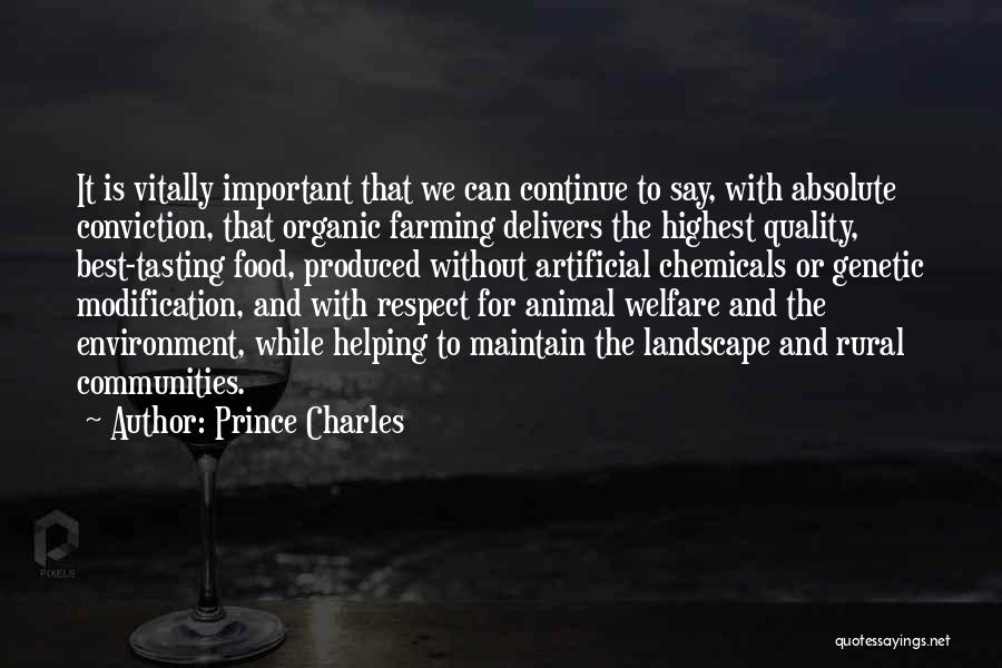 Best Organic Food Quotes By Prince Charles