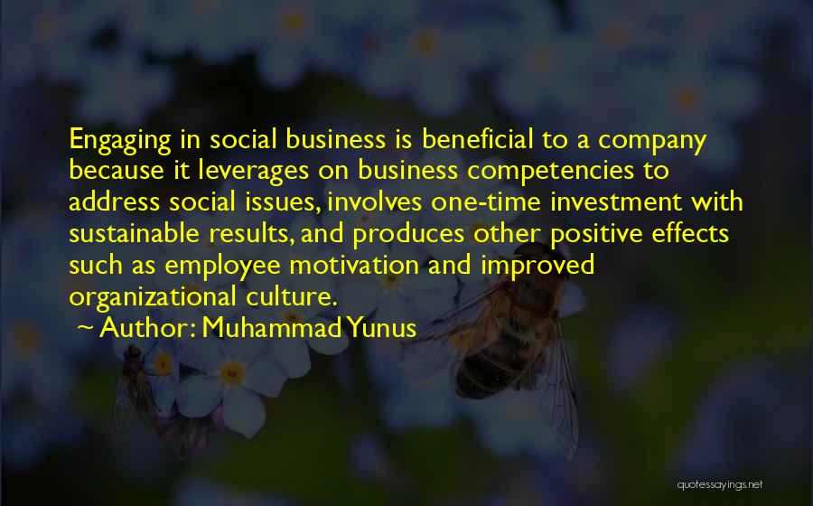 Best Organizational Culture Quotes By Muhammad Yunus
