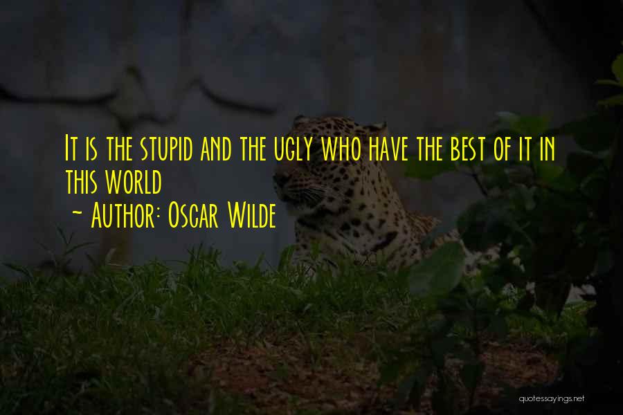 Best Oscar Wilde Quotes By Oscar Wilde