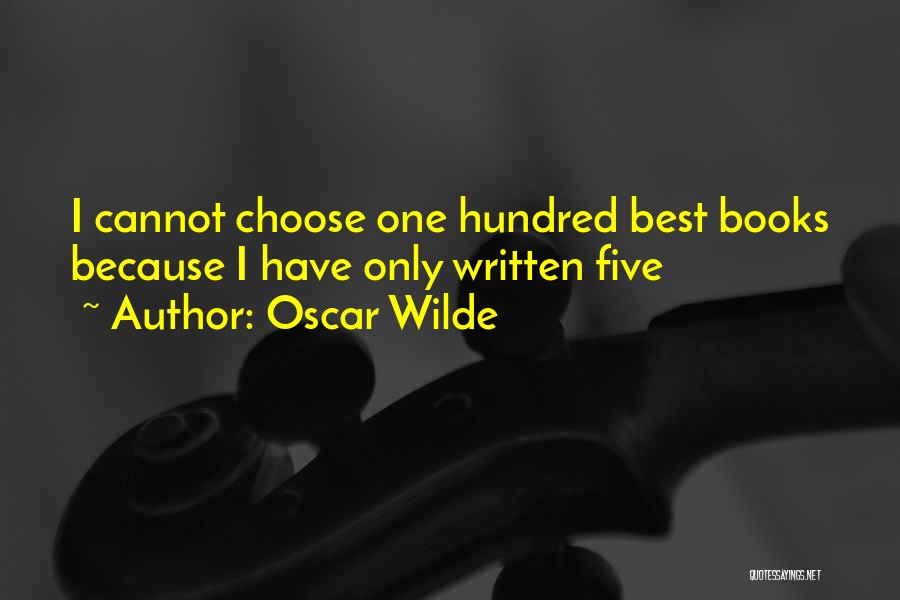 Best Oscar Wilde Quotes By Oscar Wilde