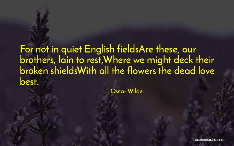 Best Oscar Wilde Quotes By Oscar Wilde